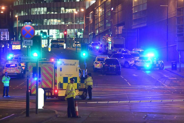 The Manchester  Arena where on 22 May 2017, a 22-year-old supporter of the Islamic State jihadist group detonated a nail bomb at its exit, killing 23 people and injuring 250.