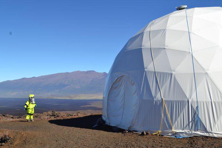 Prove di sbarco su Marte alle Hawaii (Foto uff. stampa Area Science Park)