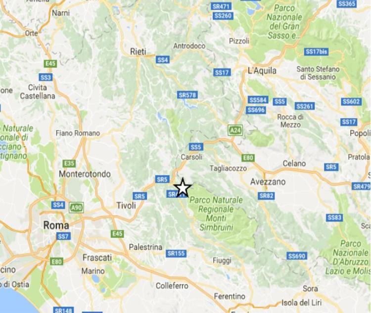 Due lievi scosse di terremoto vicino a Roma