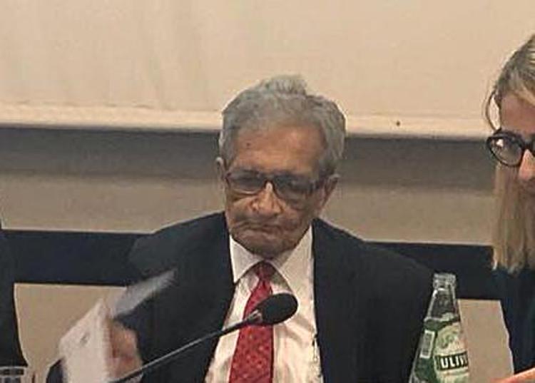 Amartya Sen, economista e filosofo indiano, premio Nobel per l'Economia 1998 - Policlinico Gemelli