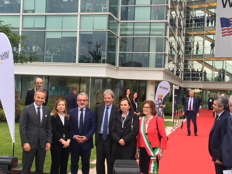 Whirlpool: Gentiloni a Milano inaugura nuovo headquarter green
