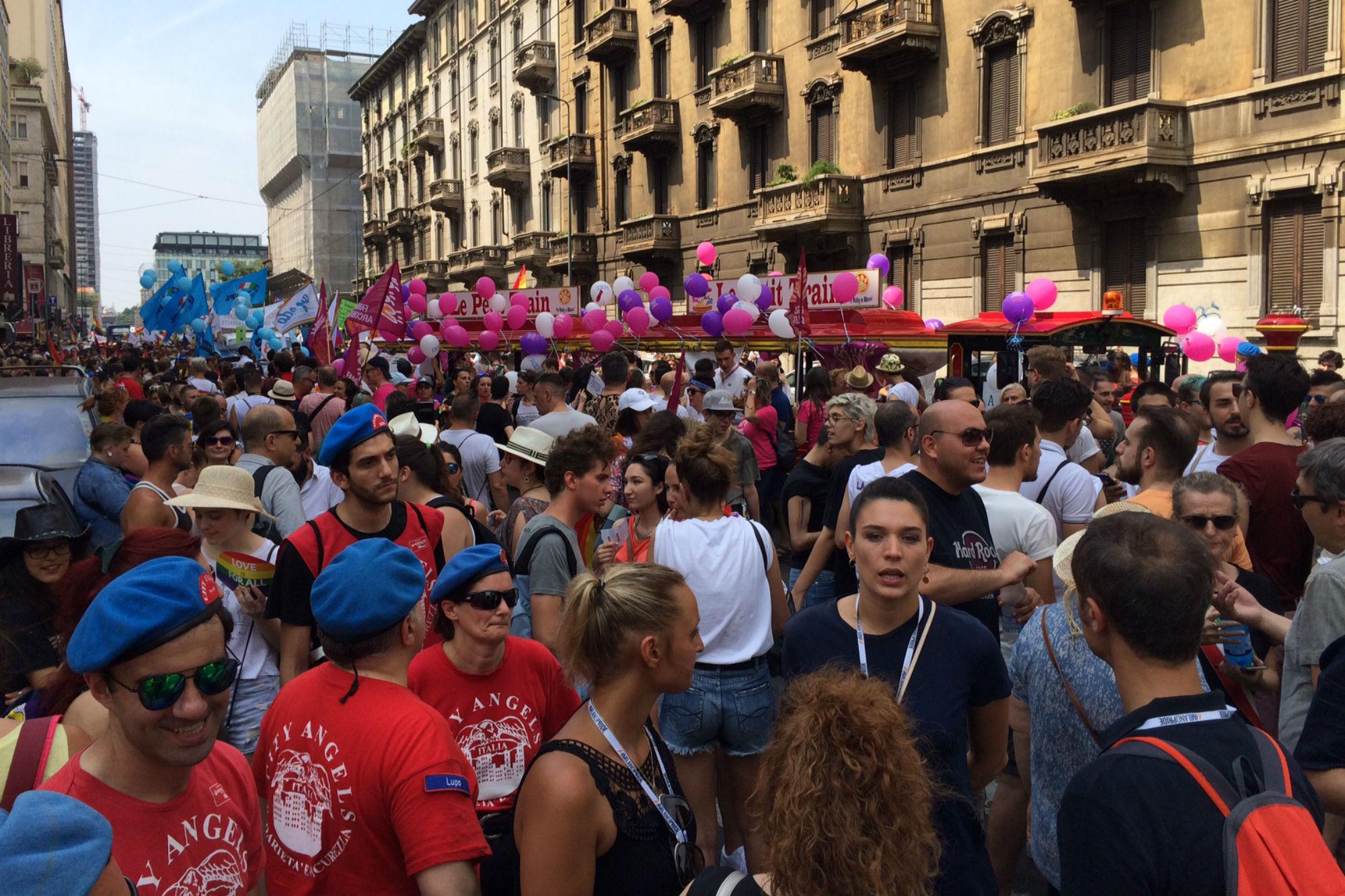 Gay Pride Milano 2017 (Foto AdnKronos)