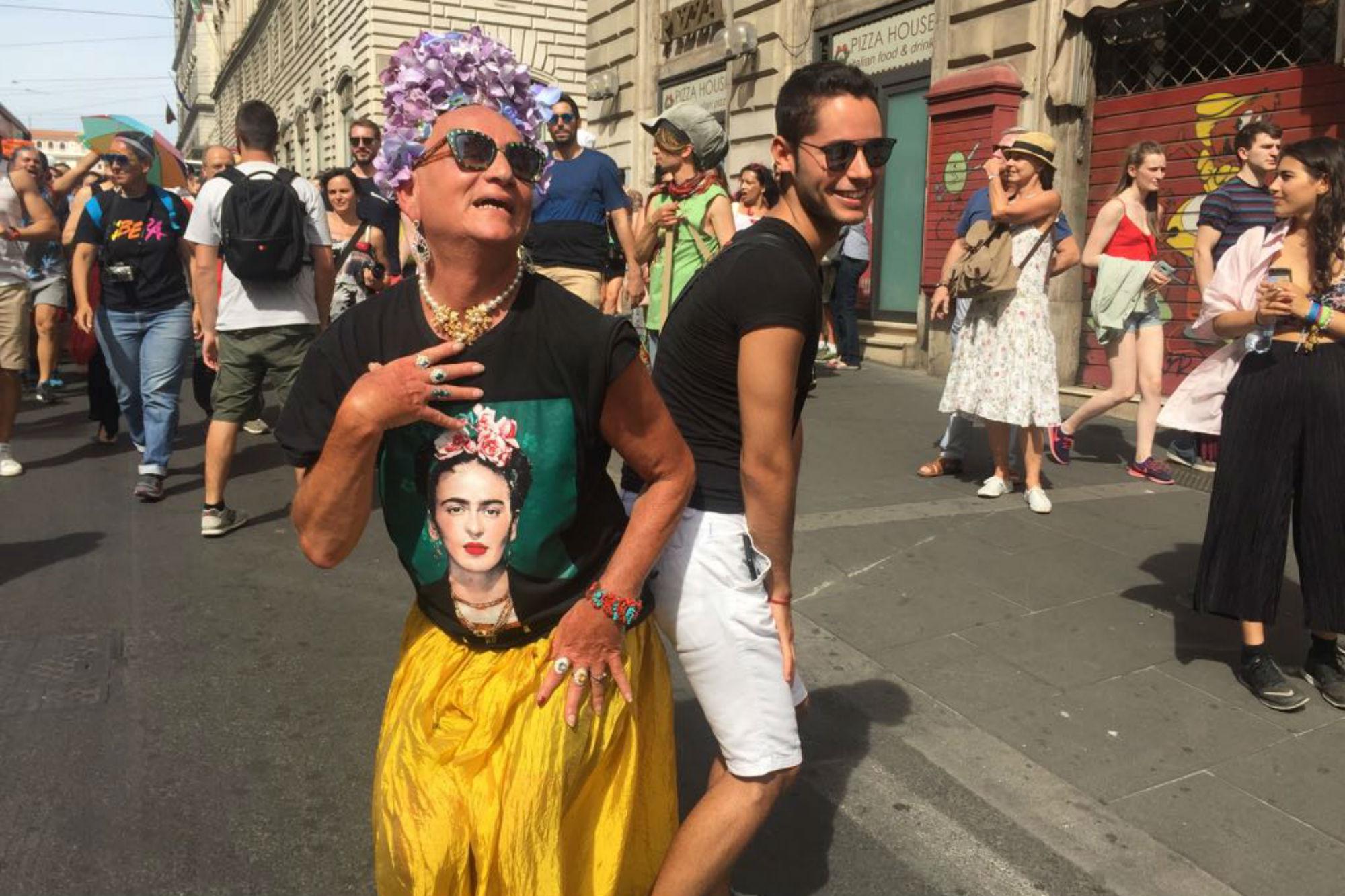 Roma, Gay Pride 2017 (Foto AdnKronos)