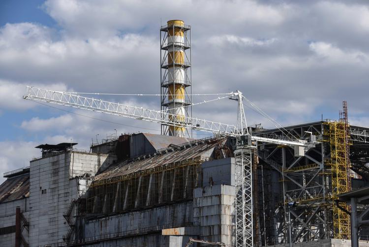 Il reattore N.4 della centrale nucleare di Chernobyl (FOTOGRAMMA) - FOTOGRAMMA
