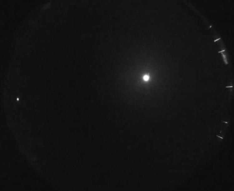 Il mini-meteorite avvistato il 30 maggio (Foto INAF -media.inaf.it) 