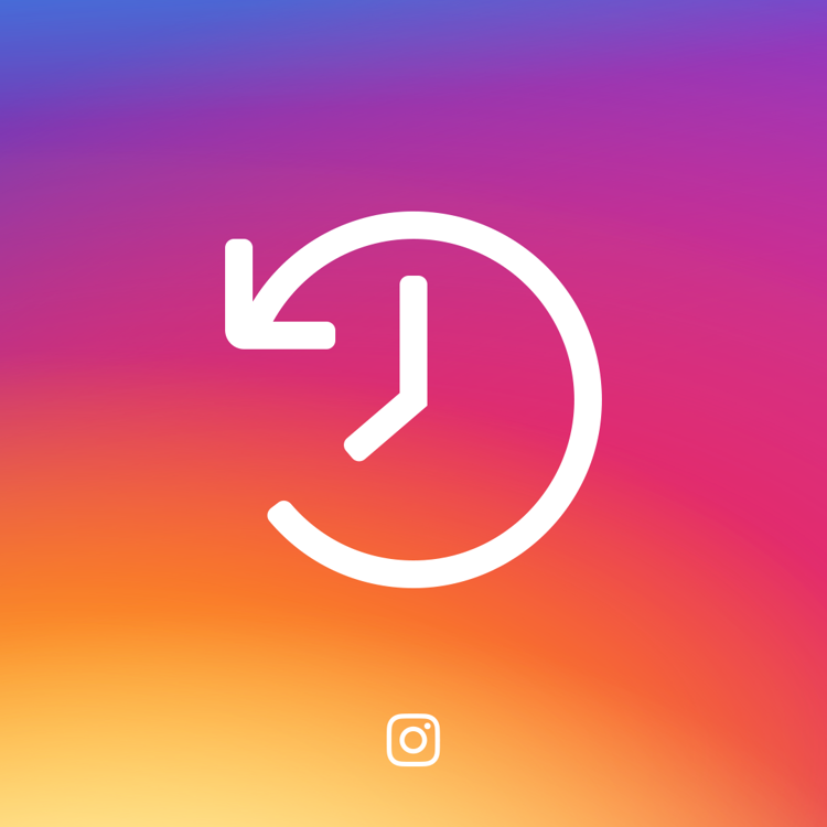 Il logo della funzione Archivia di Instagram - (Foto Instagram) 
