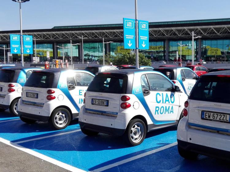 Mobilità: servizio di car sharing car2go arriva all'aeroporto di Fiumicino