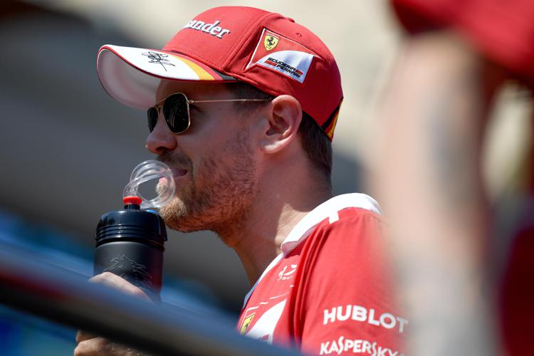 Il pilota della Ferrari Sebastian Vettel  - AFP