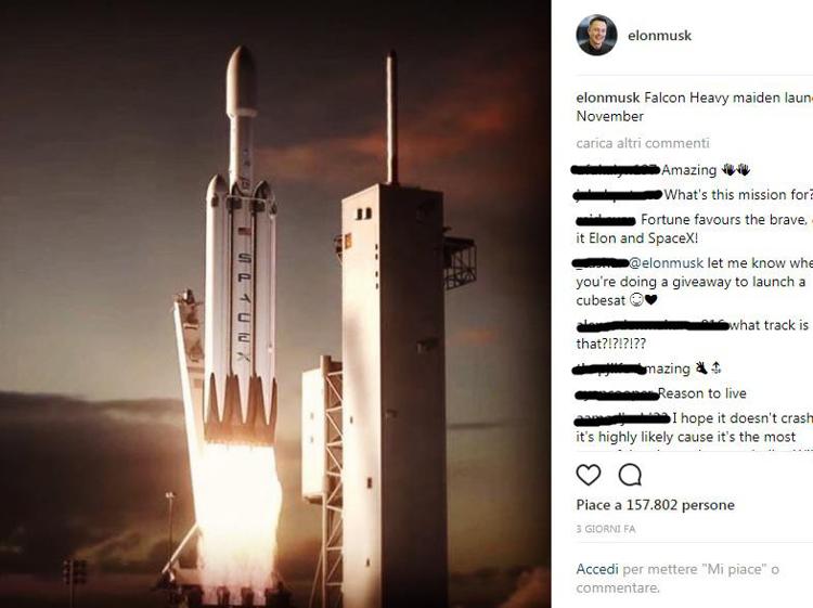 (post Instagram Elon Musk)