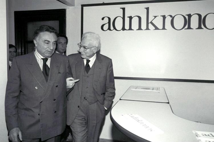 “Ricordo dell’AdnKronos. Una delle visite all’Agenzia da parte del Presidente Emerito Francesco Cossiga”
