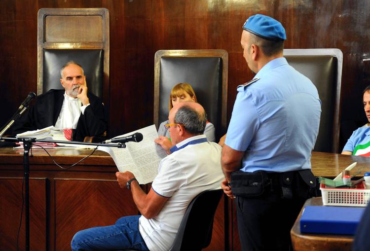 Rocco Schirripa durante un'udienza (Fotogramma) - FOTOGRAMMA