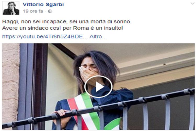 (post Facebook Vittorio Sgarbi)