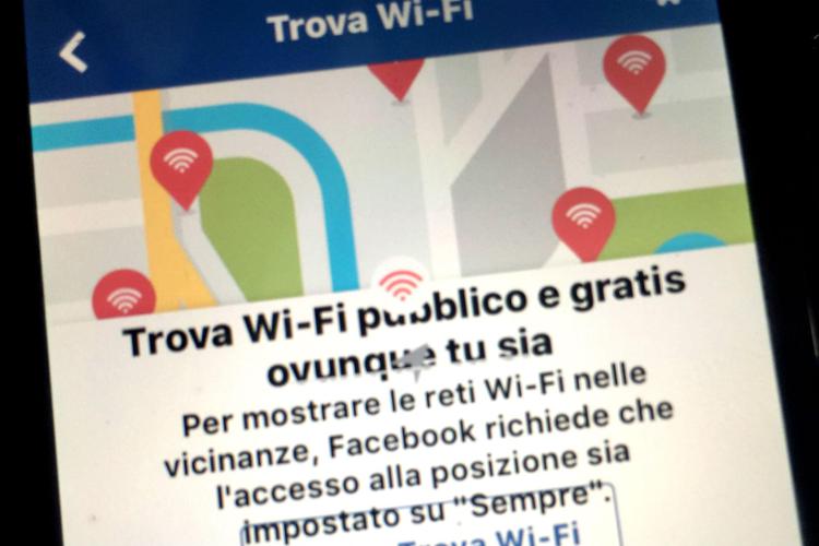 Facebook ti aiuta a trovare Wi-Fi gratis