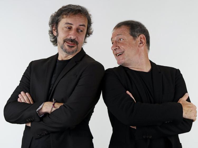 Duccio Forzano (a destra) con Fabrizio Lamberti