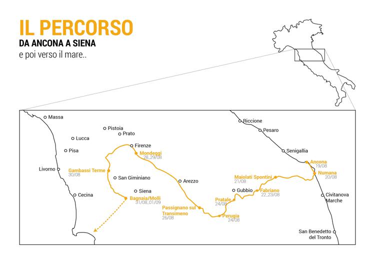 Turismo: da Ancona a Siena, bike tour della decrescita felice