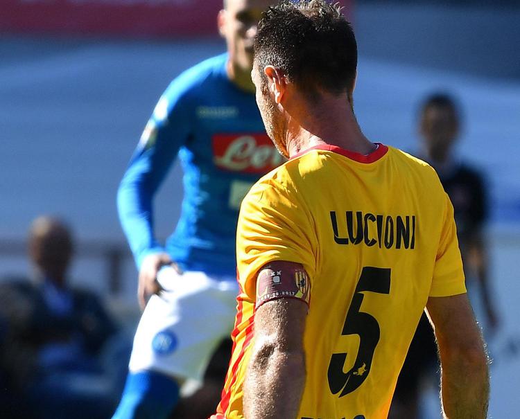 Il giocatore del Benevento, Fabio Lucioni