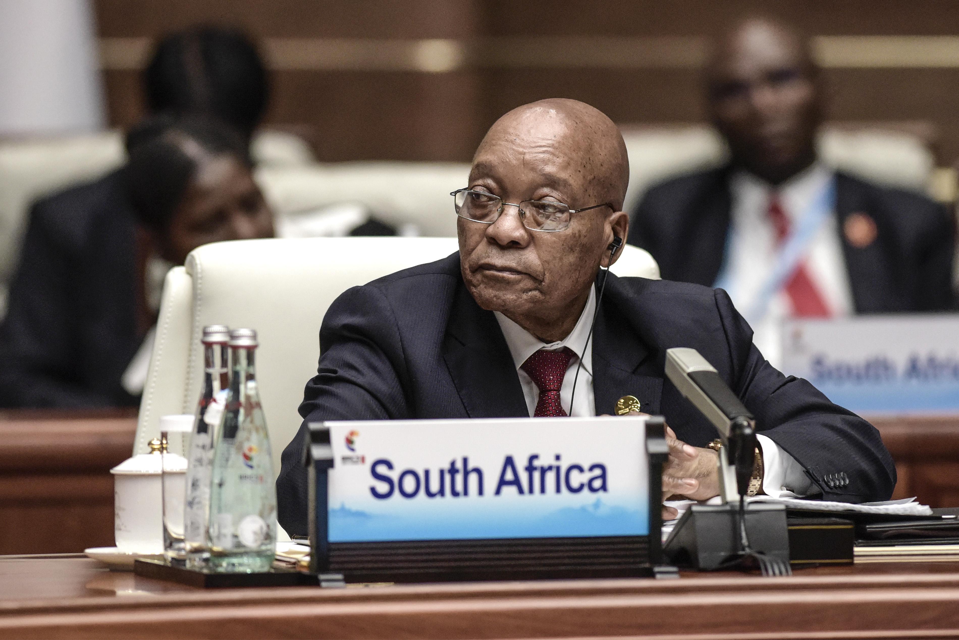 Il presidente del Sudafrica, Jacob Zuma 