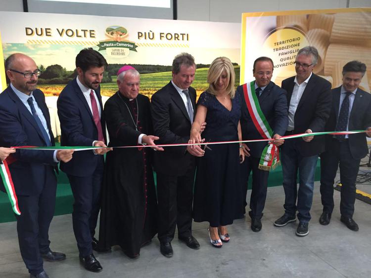 Terremoto: La pasta di Camerino inaugura nuovo padiglione produttivo