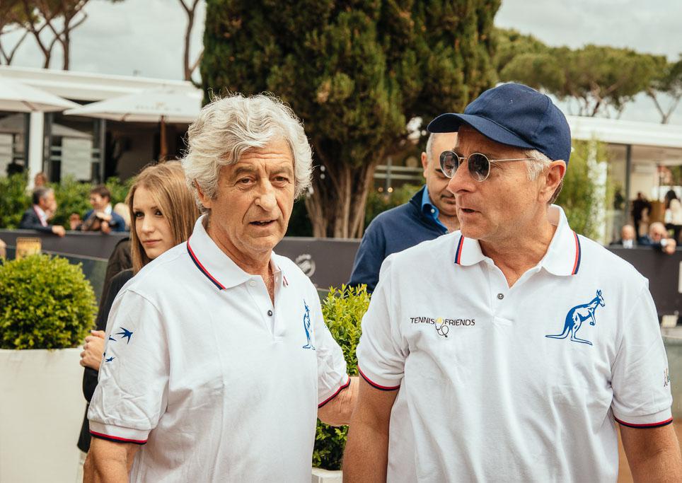 Da sinistra, Gianni Rivera e Paolo Bonolis