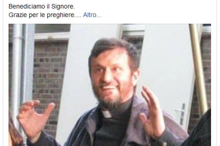 Freed priest to return to Italy on Thursday - govt