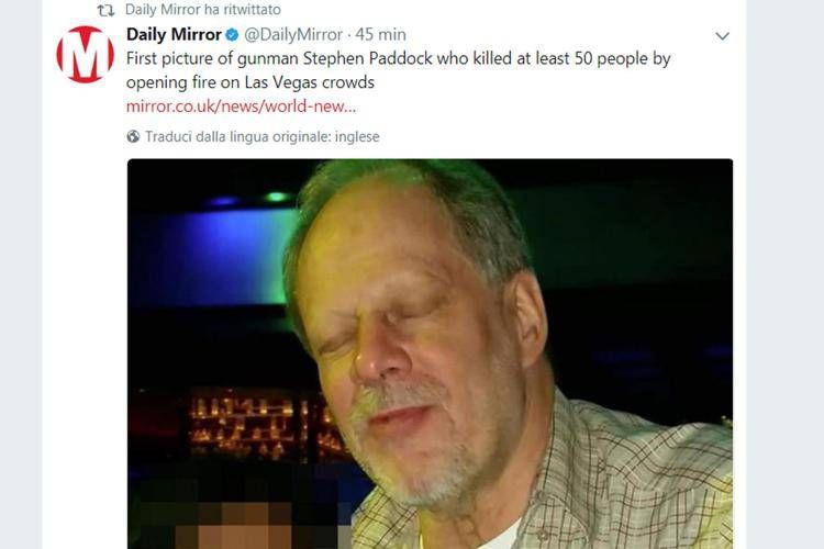 Stephen Paddock (Via Twitter @DailyMirror)