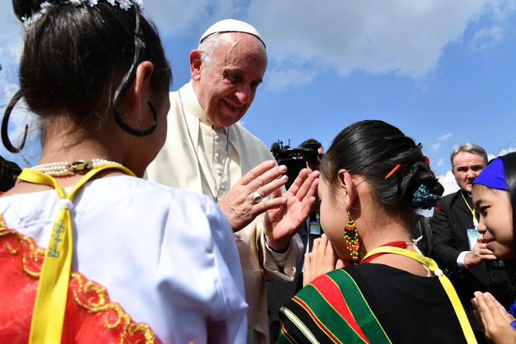 Papa Francesco in Myanmar (Afp) - AFP