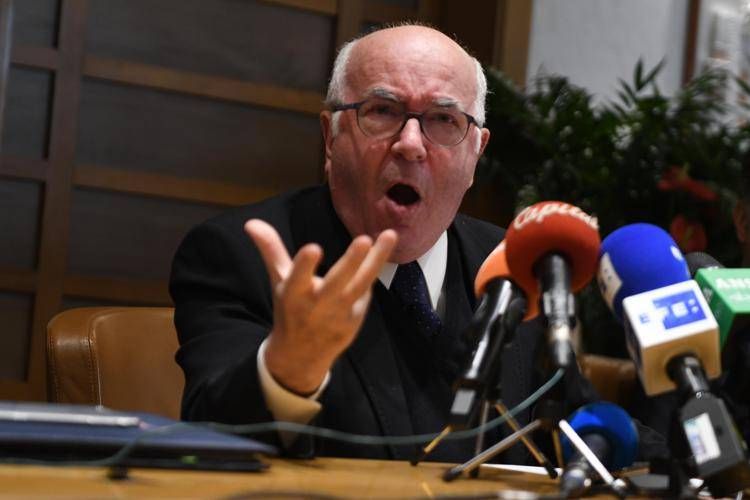 Roma, 20 novembre 2017. Figc, dimissioni di Tavecchio (Adnkronos)