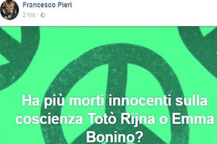 Il post su Facebook di don Francesco Pieri pubblicato da Il Resto del Carlino