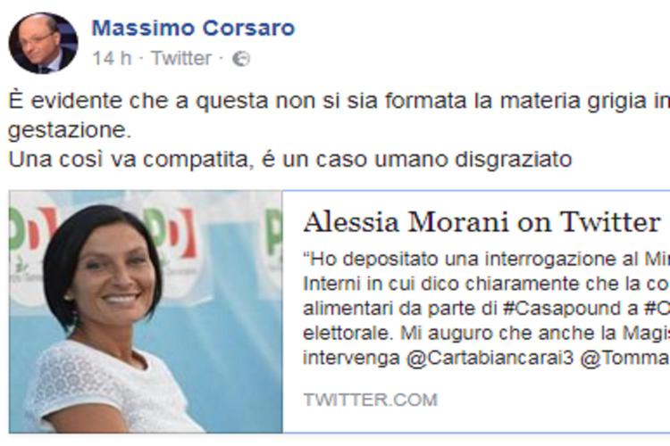 (Post Twitter Massimo Corsaro) 