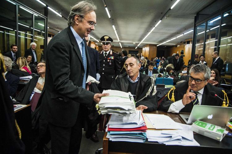 Nella foto i pubblici ministeri Luca Tescaroli, Giuseppe Cascini e Paolo Ielo (Fotogramma) - FOTOGRAMMA