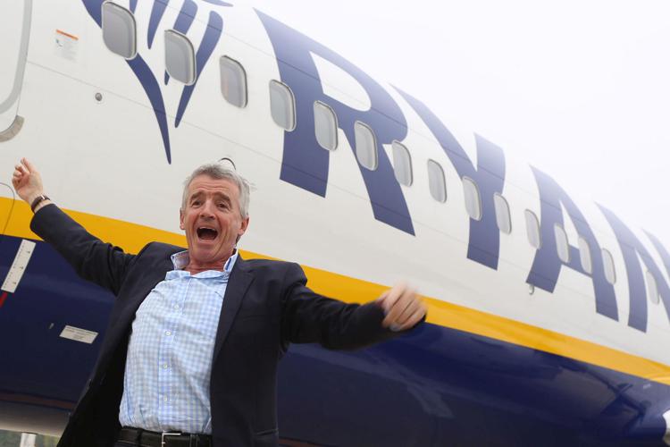 (Nella foto Michael O'Leary, Ceo di Ryanair/Foto di repertorio Fotogramma) - FOTOGRAMMA