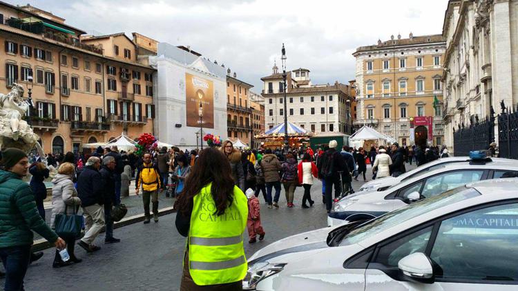 Drone su piazza Navona, denunciati 2 turisti