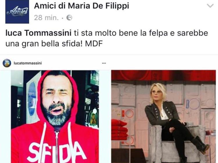 Maria De Filippi risponde a Luca Tommassini: 