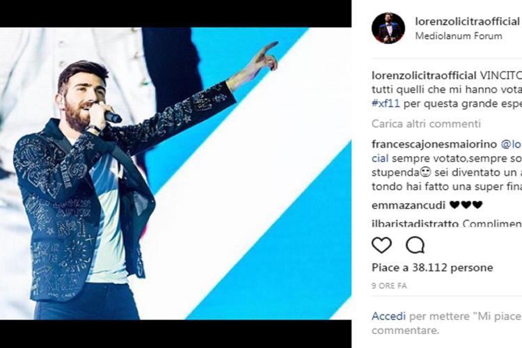 (post Instagram Lorenzo Licitra)