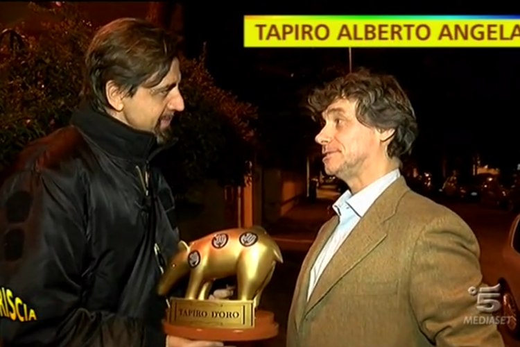 Tapiro d'oro per Alberto Angela