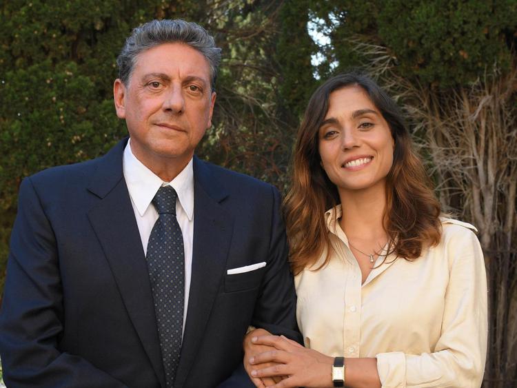 Sergio Castellitto  e Cristiana Dell'Anna, che saranno Rocco e Caterina Chinnici nel film in onda su Rai1 il 23 gennaio
