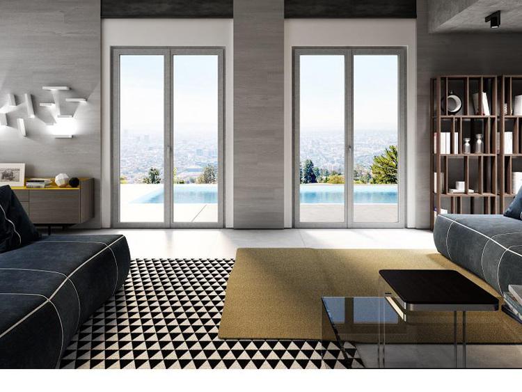 Oknoplast presenta le nuove finiture effetto cemento e nero Onyx per una casa super trendy