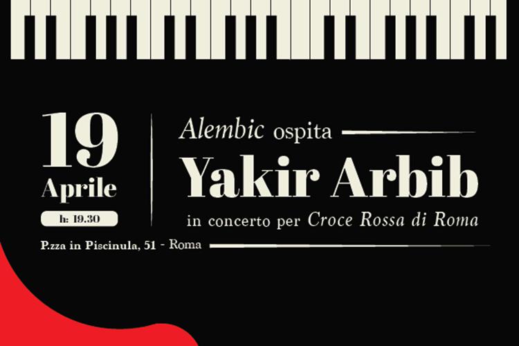 Yakir Arbib in concerto a Roma per la Croce Rossa