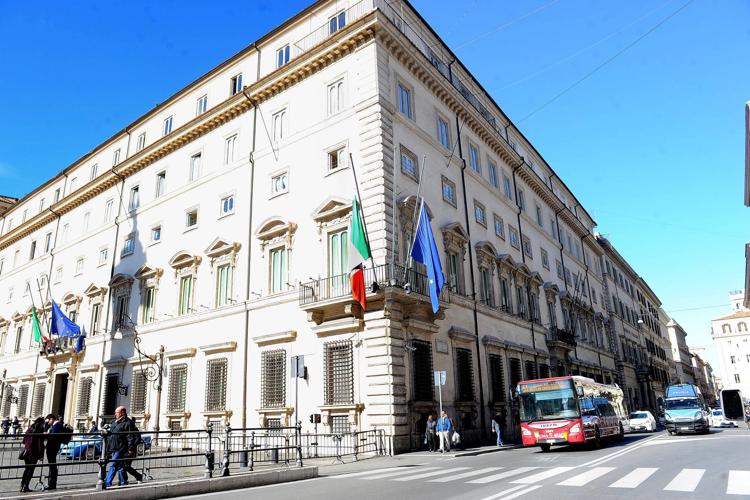 Palazzo Chigi, sede del governo (FOTOGRAMMA)