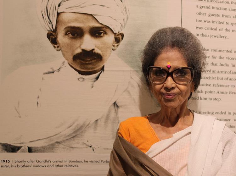 Tara Gandhi Bhattacharjee, nipote del Mahatma Gandhi