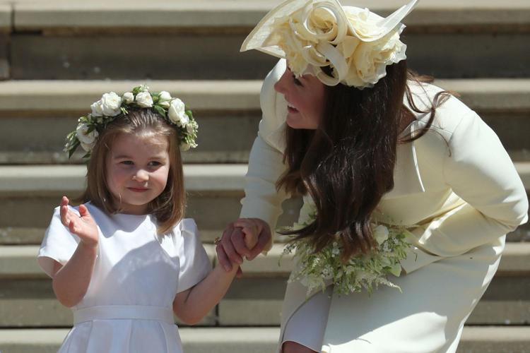 Kate Middleton e la principessa Charlotte (Afp) - AFP