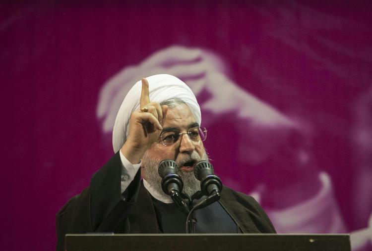 Il presidente iraniano Hassan Rouhani (FOTOGRAMMA)