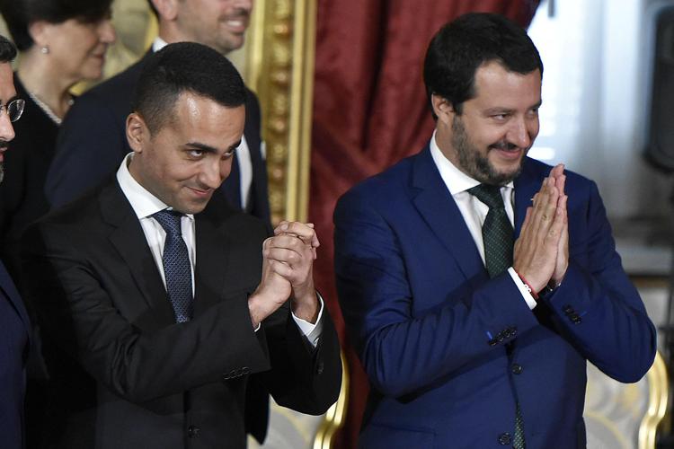 I vicepresidenti del Consiglio Luigi Di Maio e Matteo Salvini (Foto di repertorio, Fotogramma)