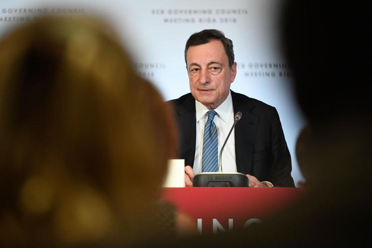 Il presidente della Bce, Mario Draghi (Afp) - AFP