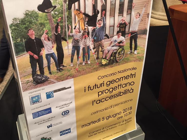 I #futurigeometri per l'accessibilità premiati a Roma