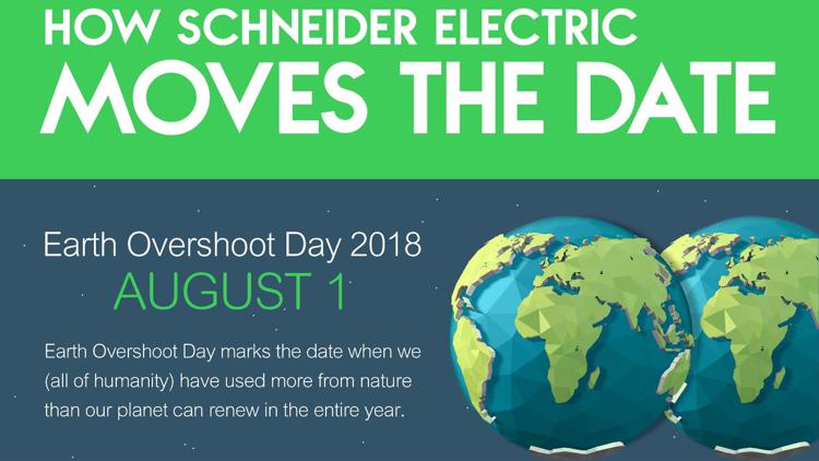 Schneider Electric: spostiamo in avanti la data dell’ Earth Overshoot Day
