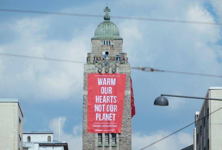 greenpeace helsinki afp