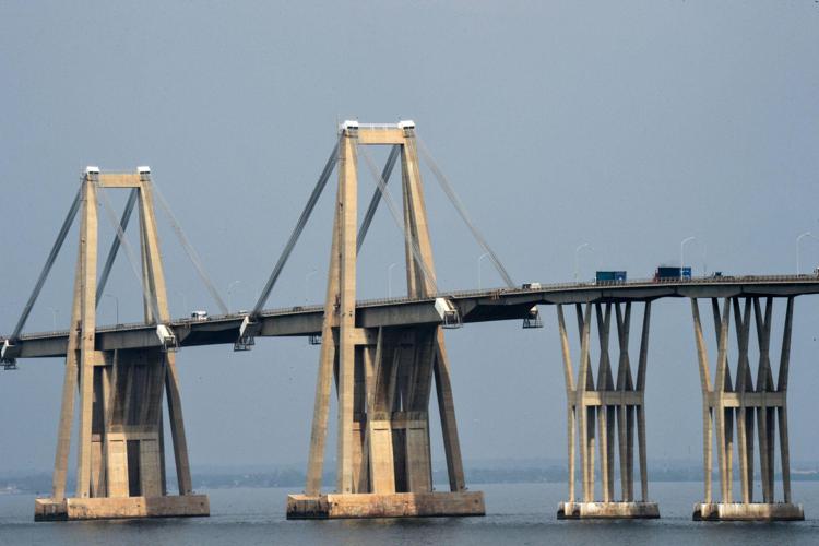 Il ponte General Rafael Urdaneta a Maracaibo (Venezuela), realizzato dall'ingegnere Riccardo Morandi (Afp) - AFP