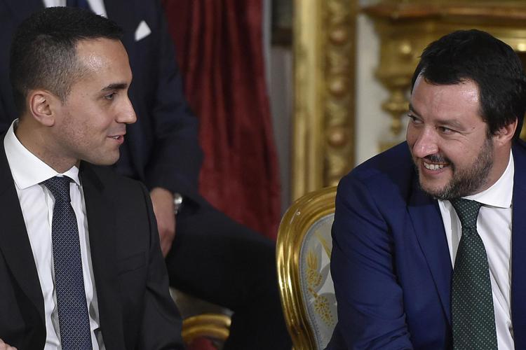 Luigi Di Maio e Matteo Salvini (FOTOGRAMMA)