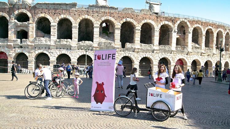 'I love life', in piazza a Verona contro lo scompenso cardiaco